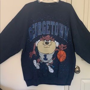 Vintage Georgetown x Space Jam Crewneck Sweater